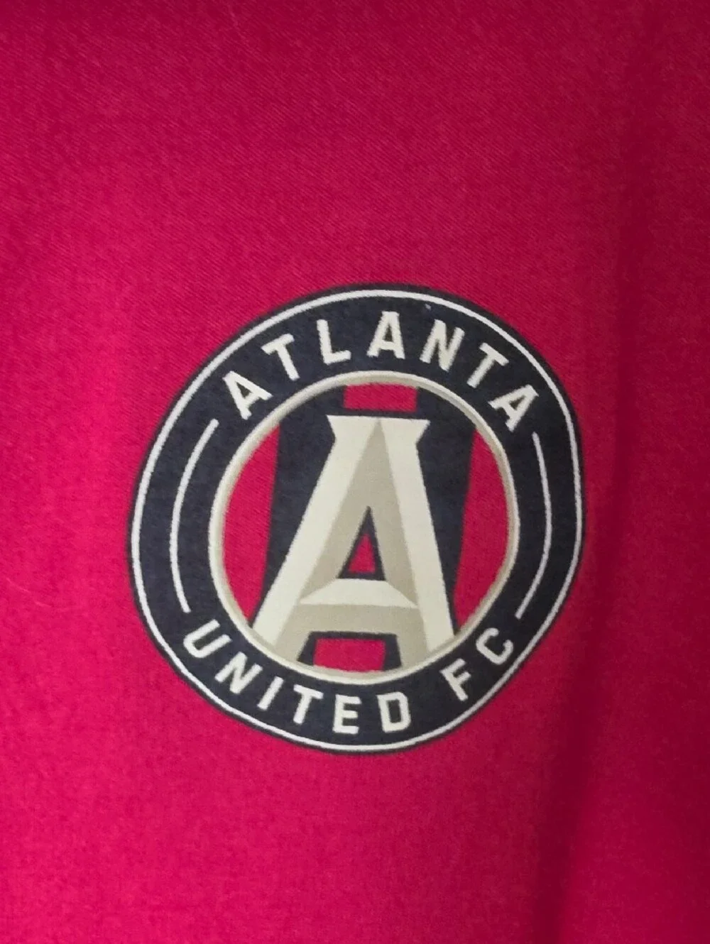 adidas Red Atlanta United 1/4 Zip Pullover XL